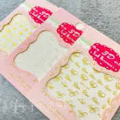 台灣現貨 美甲 愛心Love美甲貼紙 美甲背膠貼 美甲材料 美甲貼 指甲貼紙 SW