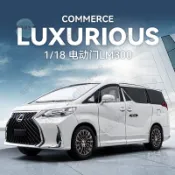 凌志1:18模型車 雷克薩斯LM300模型車 LUXURIOUS凌志模型車 COMMERCE凌志車模 玩具車模型 車模型