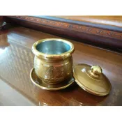 【靜福緣精品佛具】精品鍛造銅製 『金蔥心經杯』高度2.7寸、2.8寸、3.3寸佛杯 敬杯神明杯茶杯供杯宗教用品/藝品