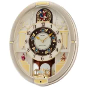 【極緻時計】日本 精工 SEIKO 音樂掛鐘 時鐘 整點音樂報時 音樂旋轉水晶音樂 QXM290 / QXM290S