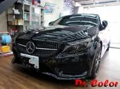 Dr. Color 玩色專業汽車包膜 M-Benz C300 Coupe 車燈保護膜