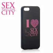 愛瘋潮工作室 【福利品】99免運 HBO 官方授權 Sex and the City iPhone SE / 5 / 5S 慾望城市系列 保護殼 復古經典款
