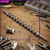 {MSET}適用於 DAIWA 適用於 SEABORG 500J 適用於電動釣魚線輪蜗杆軸和銷組