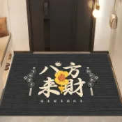 【古古風水】玄關風水地毯-入戶門地墊家用大門口進門腳墊耐臟簡約地毯2025款玄關門墊子定製聚財招財 LKSI