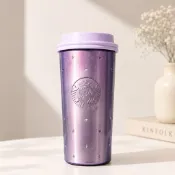 ♡【隔日到貨】中國限定 星巴克STARBUCKS紫夜星河系列星星款貓眼閃亮不鏽鋼咖啡杯桌面杯保溫杯隨行杯水壺杯子水杯水壺