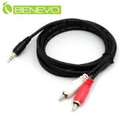 Benevo  1.5米 3.5mm立體聲轉雙RCA/梅花接頭聲音連接線 (BAC0150MMD)