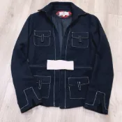 Scottish House 造型車線 蝴蝶結 西裝外套 - 尺寸：S