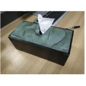 3D立體摩艾石像復活節島面紙盒 創意樹脂衛生紙盒 摩艾石像復活島 石像面紙盒 石頭人面紙盒 石像封面紙巾盒#TBL771