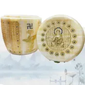 【工廠直銷 快速交件】台灣製MIT 紅玉骨灰罐 /骨灰罈/骨灰罐 含彩瓷骨罐照 刻字描金