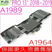 電池動力 APPLE A1964 A1989 電池(同級料件) 適用 蘋果 Macbook Pro 13 吋 A1989 2018 Mid ~ 2019 Mid EMC 3214 EMC 3358 A2251