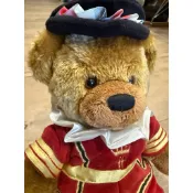 【英國Harrods正版】哈洛德百貨 經典倫敦塔衛兵/皇家親衛隊泰迪熊（Beefeater/腳底金字繡/絨毛玩偶/現貨）