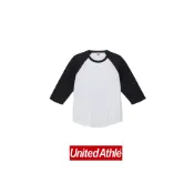 United Athle UA 5.6oz 拉克蘭七分袖T恤 白/黑 3504501-1002