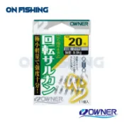 【輕量八字環】日本製 八字轉環 8字環 OWNER 釣蝦八字環 釣魚配件 轉環 歐娜 回轉【殺很大釣具】