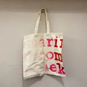 marimekko 帆布購物袋 托特包 肩背包 紅粉字母款 滿額禮