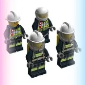 【4人】LEGO 60110 City 樂高 城市 救災 消防局 消防員 救火員 滅火 人員 fireman
