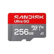 【SanDisk 晟碟】〔全新版〕256GB Ultra GO microSDXC UHS-I A1 記憶卡 (讀取190MB/s 原廠10年保固)