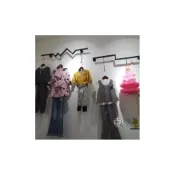 (店+)服裝店展示架上牆衣架 正掛女裝童裝壁掛衣架掛衣架陳列服裝架