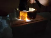 ※※蜜之鄉※※ 保證天然-稀有帶滿花-珊瑚玉-菊花玉手鐲-手環-81G-1860元(透光20%滿花)