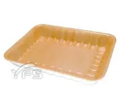 【裕發興包裝】Y65生鮮盤(粗木紋)245*185*35mm (冷藏食品/豬肉/牛肉/羊肉/雞肉/生鮮蔬果/海鮮)