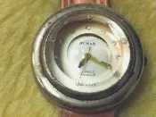 (V90)報廢手錶~HUMAN QUARTZ~歡迎自取檢視~