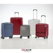 ACE BAGS & LUGGAGE 20吋 Palisades3-Z 品牌經典拉鍊式可煞車登機箱行李箱 (多色可選 06912)