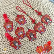 【客製化】媽祖香包 媽祖吊飾 香囊 禦守 香火袋 紅色白沙屯媽祖天上聖母香包掛件包包掛飾應援配飾平安富貴香囊 訂製