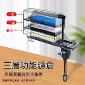 可開統編💡免運 魚缸過濾器循環淨水系統外置上濾多層滴流三合一安靜低水位潛水泵 過濾器 周轉水箱 魚池淨水器 循環過濾箱