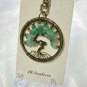 森語之心丨綠東菱玉 水晶生命樹 吊飾/鑰匙圈 開運 禮物 教師節