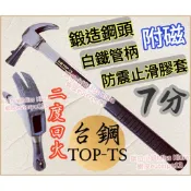 [琪拉五金] 台鋼TOP-TS 高碳鋼白鐵管內壢單磁板模鎚 七分附磁 內壢鎚 白鐵柄 內壢 鐵鎚 木牛鐵鎚 板模鎚 7分
