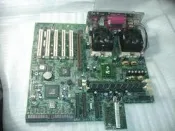 【電腦零件補給站】Acer 宏碁 M25D 雙處理器主機板 附 370 雙CPU記憶體 含原廠風扇