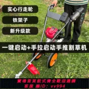 辛選百貨 {公司貨 最低價}一鍵啟動汽油手推式割草機家用果園除草機多功能改裝手推式機架