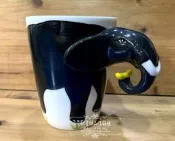 ~＊歐室精品傢飾館＊~ 鄉村風格 骨瓷 動物 立體 大象 馬克杯 水杯 送禮 杯子 居家 民宿 咖啡廳 ~新款上市~