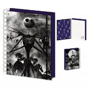 【Disney】聖誕夜驚魂 3D封面進口A5筆記本