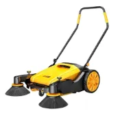 (店+)【Felsted 菲仕德】掃地機 工業掃地機 手推式掃地機 55L大容量 無油無電 掃覆蓋面廣 手推式設計節能環保（清掃 集塵 除塵）