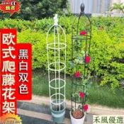🚚臺灣出貨🚚禾風優選✨歐式庭院爬藤架陽臺綠植支架可拚接多層飄香藤薔薇花架子室內家用 