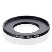 優質金屬濾鏡轉接環 小轉大 順接環 34mm-55mm轉接圈  W182 