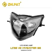 適用於 LC135 V2-V7/EXCITER135 ZHIPAT品牌 LED改裝大燈