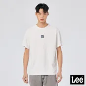 Lee 方塊小LOGO短袖T恤 男 Urban Riders 經典白LL220176K14
