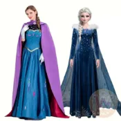 冰雪奇緣-艾莎禮服 台灣發票 WULA烏拉 艾莎公主服裝 大人ELSA禮服 ELSA加冕裙子 ELSA裝 冰雪奇緣ELS