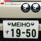 ⭐️日本限定 正版 Snoopy史努比車牌螺絲裝飾貼 2入組