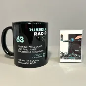 【現貨供應✨】附拍立得 George Russell 馬克杯 Mercedes-AMG F1週邊 禮物 賓士 賽車皇帝