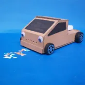 協貿國際日用品生活7館 DIY掃地機器人工程車紙箱廢物利用科技環保手工小制作自制玩教具