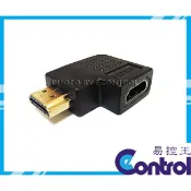 易控王 扁型 HDMI90&270度轉接頭 左&右彎角 HDMI彎頭(40-711-07or08)