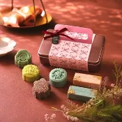 皂匠子丨玫月鎏金_中秋金磚月餅皂禮盒丨玫瑰金馬口鐵盒丨非皂基