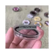 (店+)下殺 塑膠盒圓形籌碼保護殼德州撲克壓牌幣保護套紀念幣保護套內徑40