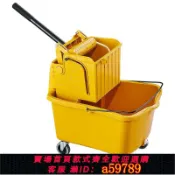 奢匯台 【廠家直銷 可打統編】 移動榨水車拖把桶水池酒店專用墩布拖布加厚擠壓式脫水拖地桶商用