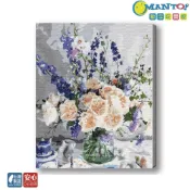 (店+)【Manto】千嬌百媚-台灣製DIY數字油畫|超取專用大小