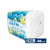 【HOTAI購】【生活大師 】單抽式衛生紙250抽x48包