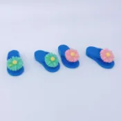 莉卡 花朵 拖鞋 芭比 小布 鞋子 涼鞋 娃娃 配件 平底腳 海灘