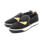 【DOKODEMO】【二手】FENDI ) 7E0904 麂皮皮鞋，Monster Bugs 鉚釘裝飾，男士套腳鞋，二手 A